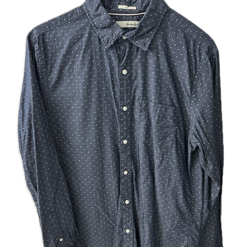 Hawker Rye Dark Blue Button-Down - Picture 2 of 4